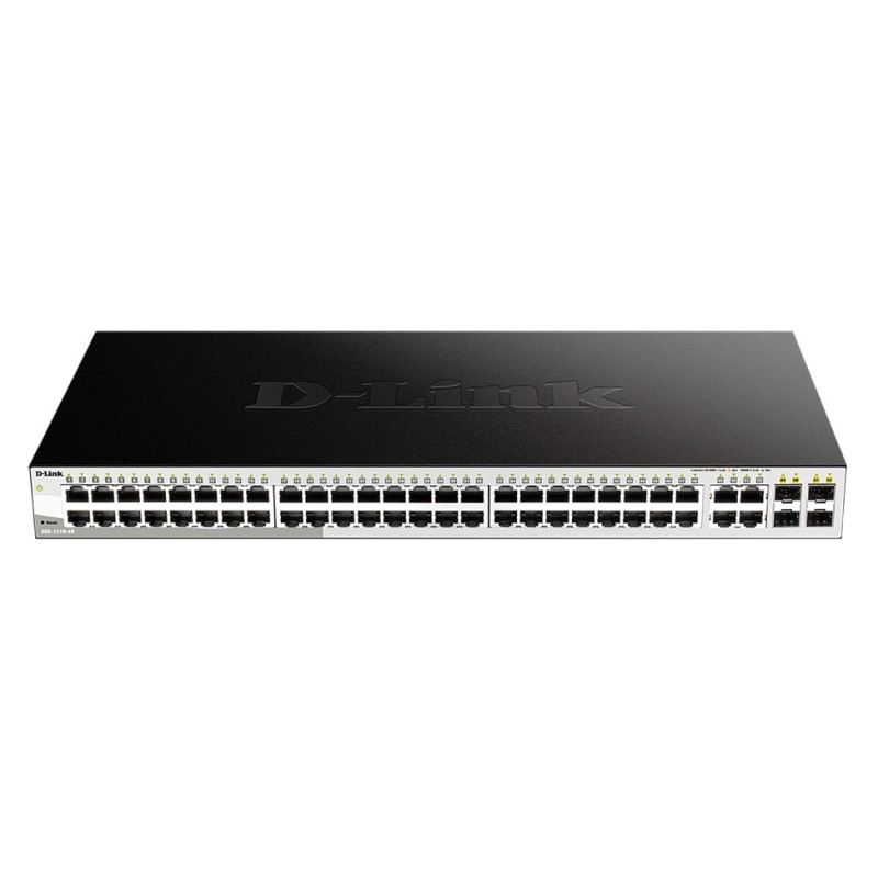 D-Link DGS-1210-48 commutateur réseau Géré L2 Gigabit Ethernet (10 100 1000) 1U Noir