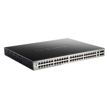 D-Link DGS-3130-54PS E commutateur réseau Géré L3 Gigabit Ethernet (10 100 1000) Connexion Ethernet, supportant l'alimentation