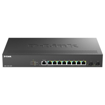 D-Link DMS-1250-10SP E commutateur réseau Géré 2.5G Ethernet (100 1000 2500) Connexion Ethernet, supportant l'alimentation via
