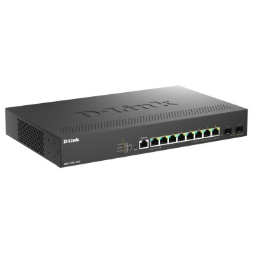 D-Link DMS-1250-10SP E commutateur réseau Géré 2.5G Ethernet (100 1000 2500) Connexion Ethernet, supportant l'alimentation via