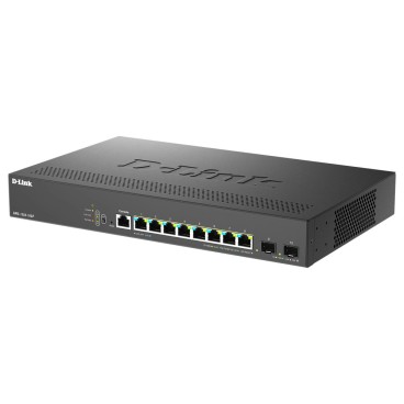 D-Link DMS-1250-10SP E commutateur réseau Géré 2.5G Ethernet (100 1000 2500) Connexion Ethernet, supportant l'alimentation via