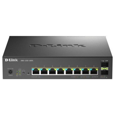 D-Link DMS-1250-10SPL Géré L2 L3 2.5G Ethernet (100 1000 2500) Connexion Ethernet, supportant l'alimentation via ce port (PoE)