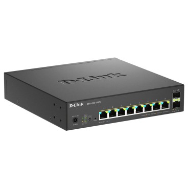 D-Link DMS-1250-10SPL Géré L2 L3 2.5G Ethernet (100 1000 2500) Connexion Ethernet, supportant l'alimentation via ce port (PoE)