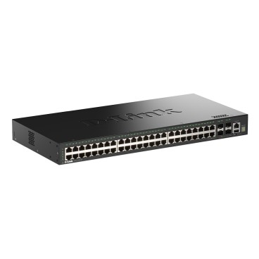 D-Link DGS-1530-52 E commutateur réseau Géré L2 Gigabit Ethernet (10 100 1000) Noir