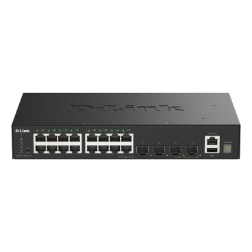 D-Link DGS-1530-20 E commutateur réseau Géré L2 Gigabit Ethernet (10 100 1000) Noir