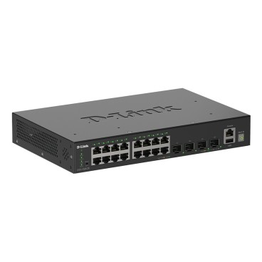 D-Link DGS-1530-20 E commutateur réseau Géré L2 Gigabit Ethernet (10 100 1000) Noir