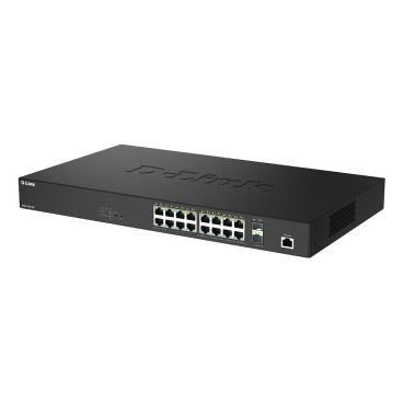 D-Link DMS-1250-18P E commutateur réseau Géré L2 2.5G Ethernet (100 1000 2500) Connexion Ethernet, supportant l'alimentation