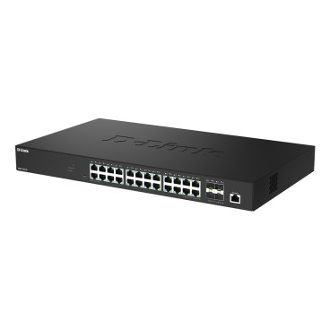 D-Link DMS-1250-28 E commutateur réseau Géré L2 2.5G Ethernet (100 1000 2500) Noir