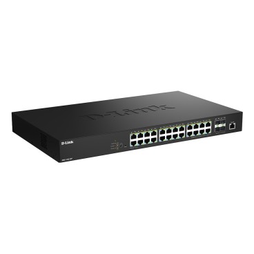 D-Link DMS-1250-28P E commutateur réseau Géré L2 2.5G Ethernet (100 1000 2500) Connexion Ethernet, supportant l'alimentation