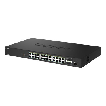 D-Link DMS-1250-28P E commutateur réseau Géré L2 2.5G Ethernet (100 1000 2500) Connexion Ethernet, supportant l'alimentation
