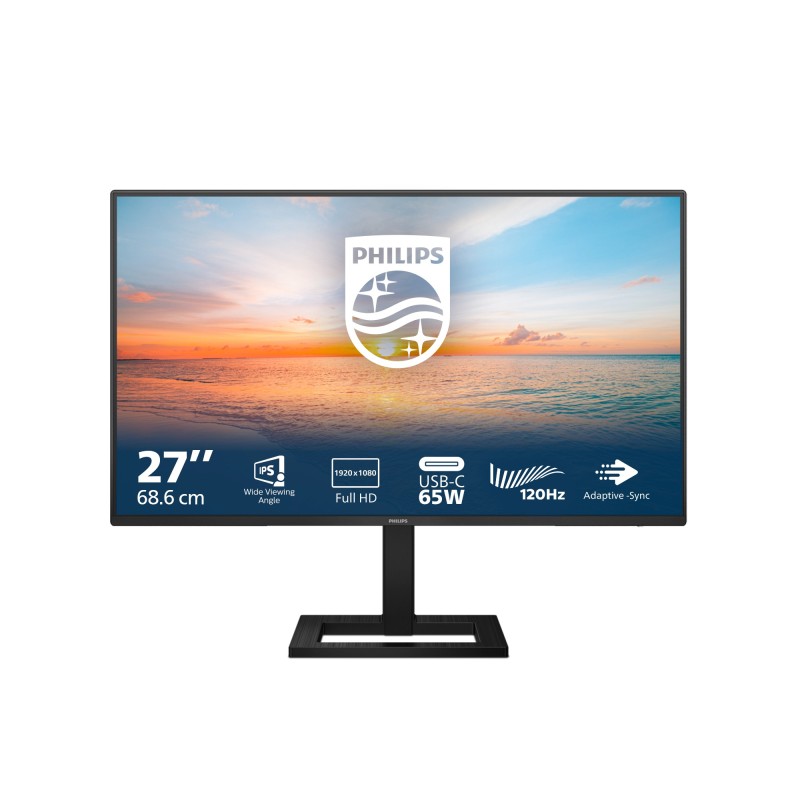 Philips 1000 series 27E1N1300AE 00 LED display 68,6 cm (27") 1920 x 1080 pixels Full HD LCD Noir