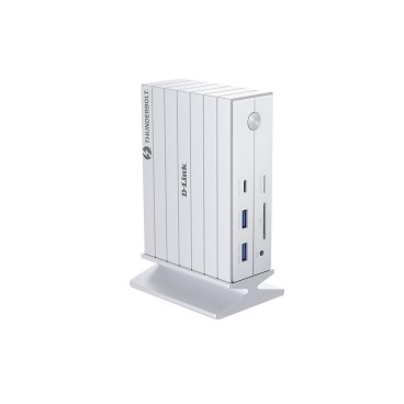 D-Link DUF-E01 E station d'accueil Avec fil Thunderbolt 4 Blanc