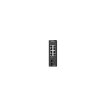 D-Link DIS-100G-10 commutateur réseau Non-géré L2 Gigabit Ethernet (10 100 1000) DIN rail Noir