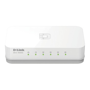 D-Link ES-1005C E Non-géré Fast Ethernet (10 100) Bureau Blanc