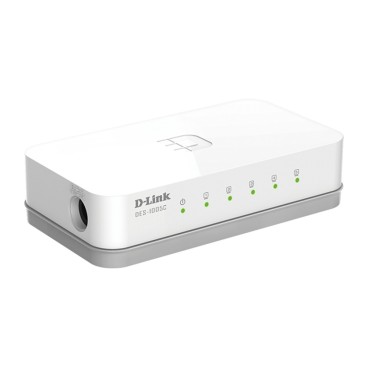 D-Link ES-1005C E Non-géré Fast Ethernet (10 100) Bureau Blanc