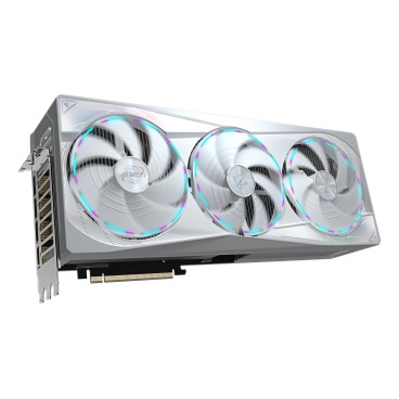 GIGABYTE AORUS GeForce RTX 5080 MASTER ICE 16G Carte Graphique - 16 Go GDDR7, 256 bits, PCI-E 5.0, 2805MHz Core Clock, 3 x DP
