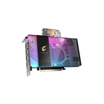 GIGABYTE AORUS GeForce RTX 5080 XTREME WATERFORCE WB 16G Carte Graphique - 16 Go GDDR7, 256 bits, PCI-E 5.0, 2805MHz Core