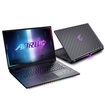 GIGABYTE AORUS MASTER 18 BZH Ordinateur Portable Gaming - 18,0“, 240Hz WQXGA, Intel Core 275HX, NVIDIA RTX 5090 GPU, 64Go DDR5