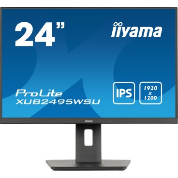 iiyama ProLite XUB2495WSU-B7 écran plat de PC 61,2 cm (24.1") 1920 x 1200 pixels 4K Ultra HD LED Noir