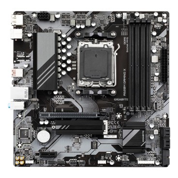 GIGABYTE A620M GAMING X Carte Mère - Prend en charge les processeurs AMD Ryzen 8000, VRM numérique 8+2+1 phases, jusqu'à