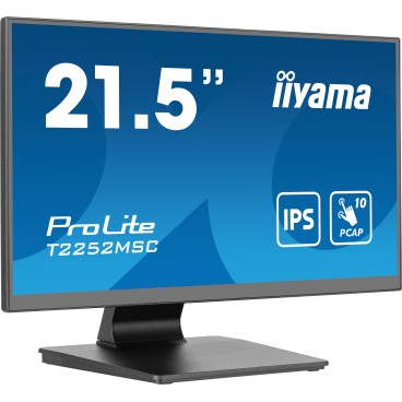 iiyama ProLite T2252MSC-B2 écran plat de PC 54,6 cm (21.5") 1920 x 1080 pixels Full HD LCD Écran tactile Noir