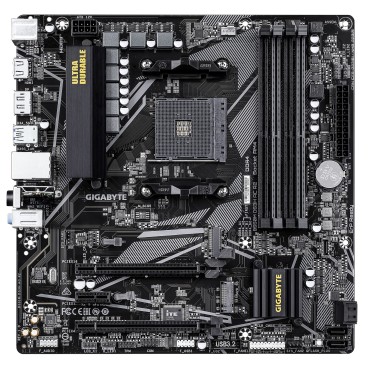 GIGABYTE B550M DS3H AC R2 Carte mère - Processeurs AMD Ryzen 5000, VRM 5+3 phases, jusqu'à 4733 MHz DDR4 (O.C.), 1x M.2 PCIe
