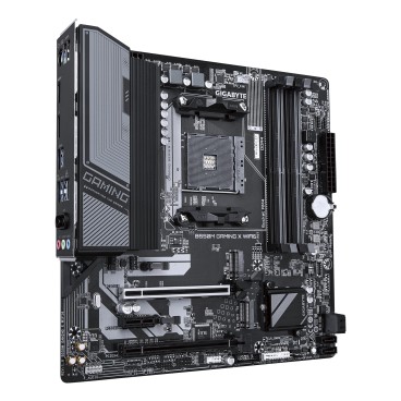 GIGABYTE B550M GAMING X WIFI6 Carte mère - Processeurs AMD Ryzen 5000, VRM 5+3 phases, jusqu'à 3200 MHz DDR4, 1x M.2 PCIe 4.0 +
