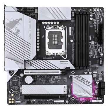 GIGABYTE B760M AORUS ELITE WIFI6E GEN5 Carte Mère – Compatible avec les processeurs Intel Core 14e génération, VRM numérique