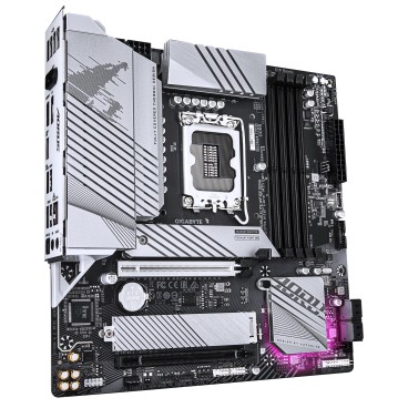 GIGABYTE B760M AORUS ELITE WIFI6E GEN5 Carte Mère – Compatible avec les processeurs Intel Core 14e génération, VRM numérique