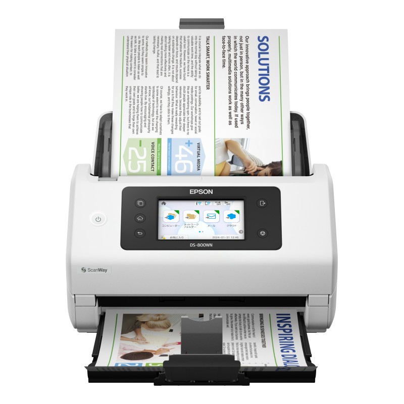 Epson WorkForce DS-800WN Alimentation feuille à feuille de scanner 600 x 600 DPI A4 Blanc