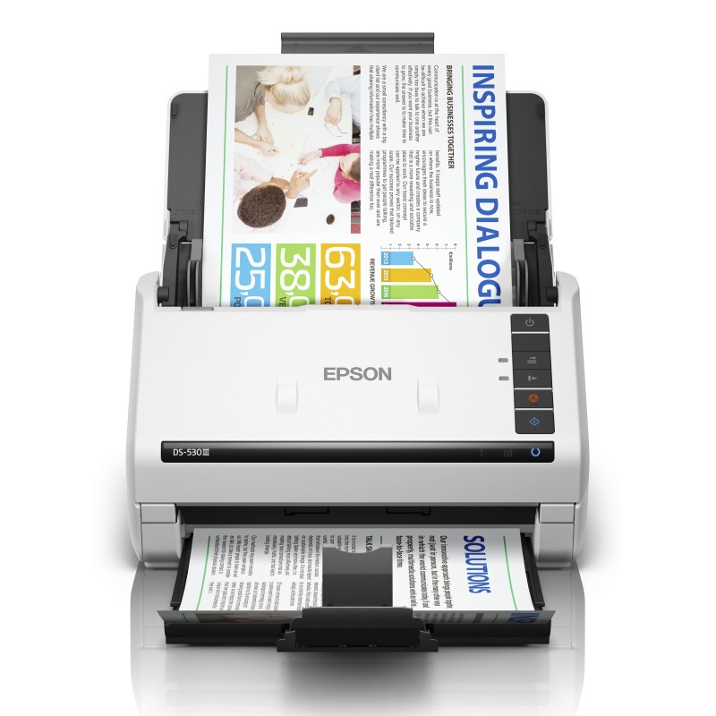 Epson WorkForce DS-530III Alimentation feuille à feuille de scanner 600 x 600 DPI A4 Blanc