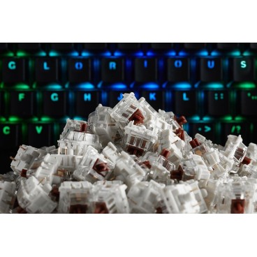 Glorious Gaming GAT-BROWN interrupteur à clé Marron 120 pièce(s)