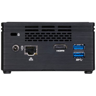 GIGABYTE GB-BPCE-3455 barebone PC  poste de travail 0,69L mini PC Noir J3455 BGA 1296 1,5 GHz