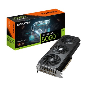 GIGABYTE GeForce RTX 5060 Ti GAMING OC 8G Carte Graphique – 8 Go GDDR7, 128 bits, PCI-E 5.0, 2647 MHz Fréquence du processeur,