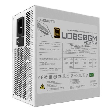 GIGABYTE UD850GM PG5W unité d'alimentation d'énergie 850 W 20+4 pin ATX ATX Blanc