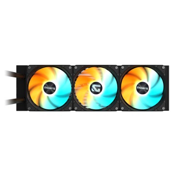 GIGABYTE GAMING 360 Refroidisseur Liquide pour CPU - 3x120 mm Ventilateurs ARGB, Mécanisme d'emboîtement coulissant,