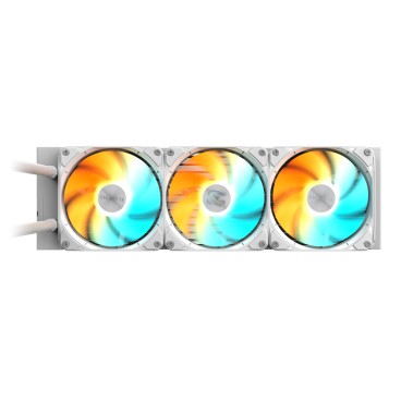 GIGABYTE GAMING 360 ICE Refroidisseur Liquide pour CPU - 3x120 mm Ventilateurs ARGB, Mécanisme d'emboîtement coulissant,