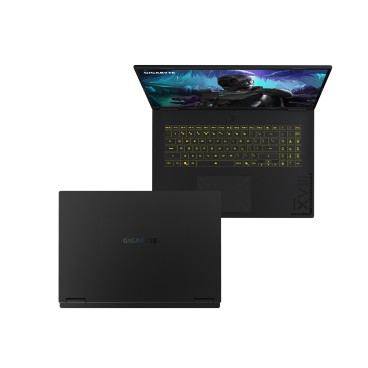 GIGABYTE GAMING A18 Ordinateur Portable - 18“, 165Hz WQXGA, AMD Ryzen 7 260, RTX 5060, 32Go DDR5 5600MHz, SSD Gen4 1To, Windows