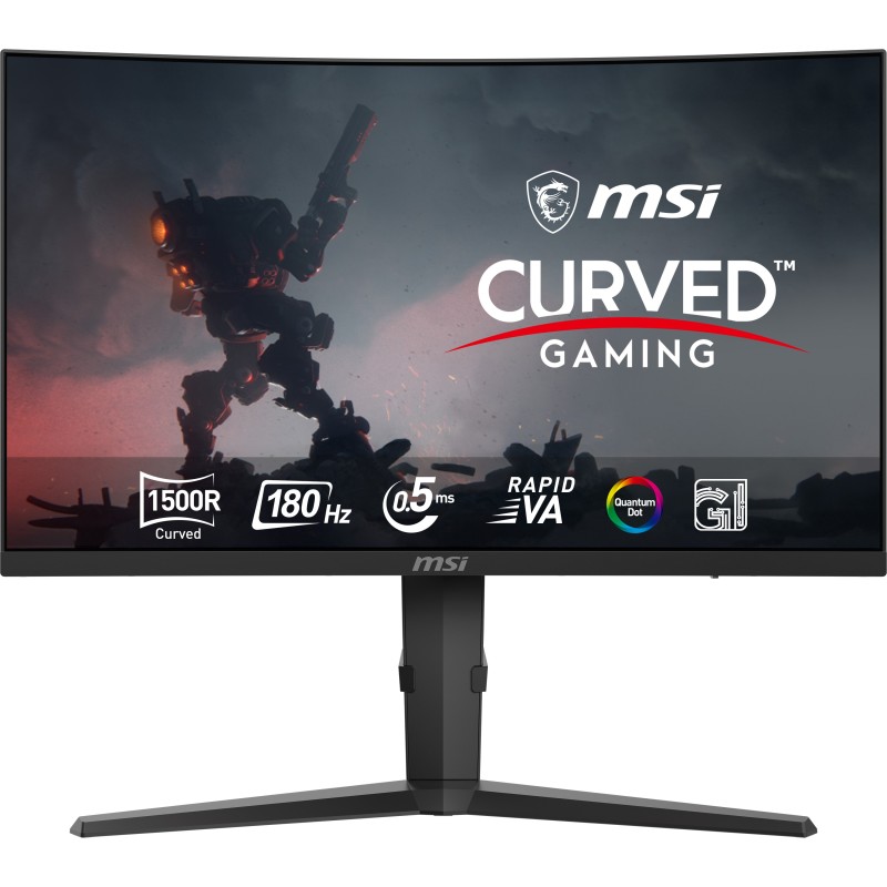 MSI MAG 275CQRF QD E2 écran plat de PC 68,6 cm (27") 2560 x 1440 pixels Wide Quad HD Noir