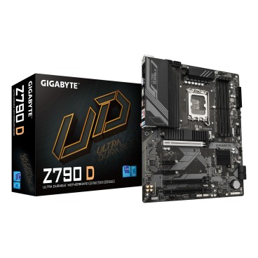 GIGABYTE Z790 D Carte Mère - Prend en charge les processeurs Intel Core de 14e génération, VRM numérique 12+1+1 phases, jusqu'à