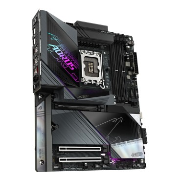 GIGABYTE Carte mère Z890 AORUS MASTER - Prend en charge les processeurs Intel Core Ultra (Série 2), VRM à 18+1+2 phases,