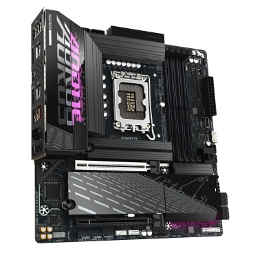 GIGABYTE B860M AORUS ELITE WIFI6E Carte mère - Processeurs Intel Core Ultra, VRM 12+1+2+1 phases, jusqu'à 9200MHz DDR5, 1xPCIe