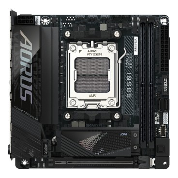 GIGABYTE B850I AORUS PRO Carte Mère - Processeurs AMD Ryzen Série 9000, VRM numérique 8+2+1 phases, jusqu'à 8400MHz DDR5 (OC),