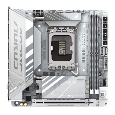 GIGABYTE B860I AORUS PRO ICE Carte mère - Processeurs Intel Core Ultra, VRM 8+1+2+1 phases, jusqu'à 9200MHz DDR5, 1xPCIe 5.0 +