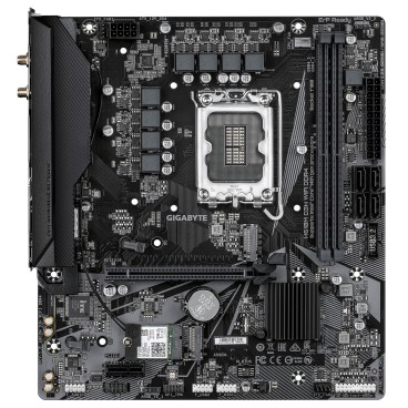 GIGABYTE H610M D3H WIFI DDR4 Carte Mère – Compatible avec processeurs Intel Core 14e génération, VRM 6+1+1 phases, jusqu’à 3200