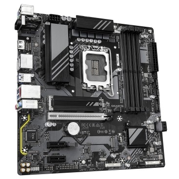 GIGABYTE B760M DS3H WIFI6E GEN5 Carte Mère – Compatible avec les processeurs Intel Core 14e génération, VRM numérique 6+2+1