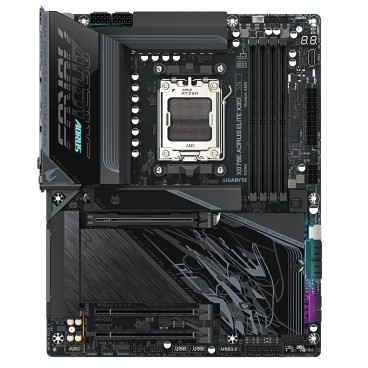 GIGABYTE X870E AORUS ELITE X3D Carte Mère – Prend en charge les processeurs AMD Ryzen 9000, VRM numérique 16+2+2 phases,