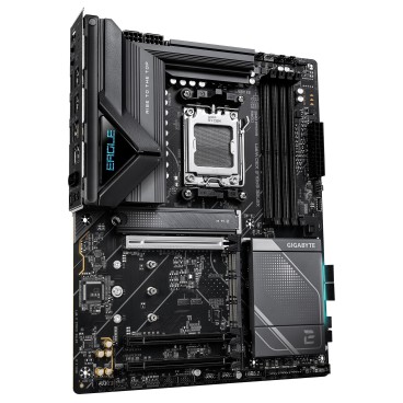 GIGABYTE X870E EAGLE X3D WIFI7 Carte Mère – Compatible avec processeurs AMD Ryzen 9000, VRM numérique 14+2+2 phases, jusqu’à