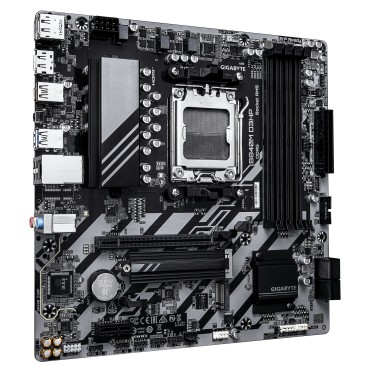 GIGABYTE B840M D3HP Carte Mère – Processeurs AMD Ryzen 9000, VRM 8+2+2 phases, jusqu’à 8200 MHz DDR5 (O.C.), 2× M.2 PCIe 4.0,