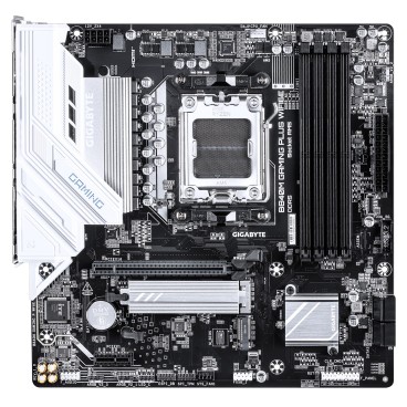 GIGABYTE B840M GAMING PLUS WIFI6E Carte Mère – Processeurs AMD Ryzen 9000, VRM 8+2+2 phases, jusqu’à 8200 MHz DDR5 (O.C.), 2×